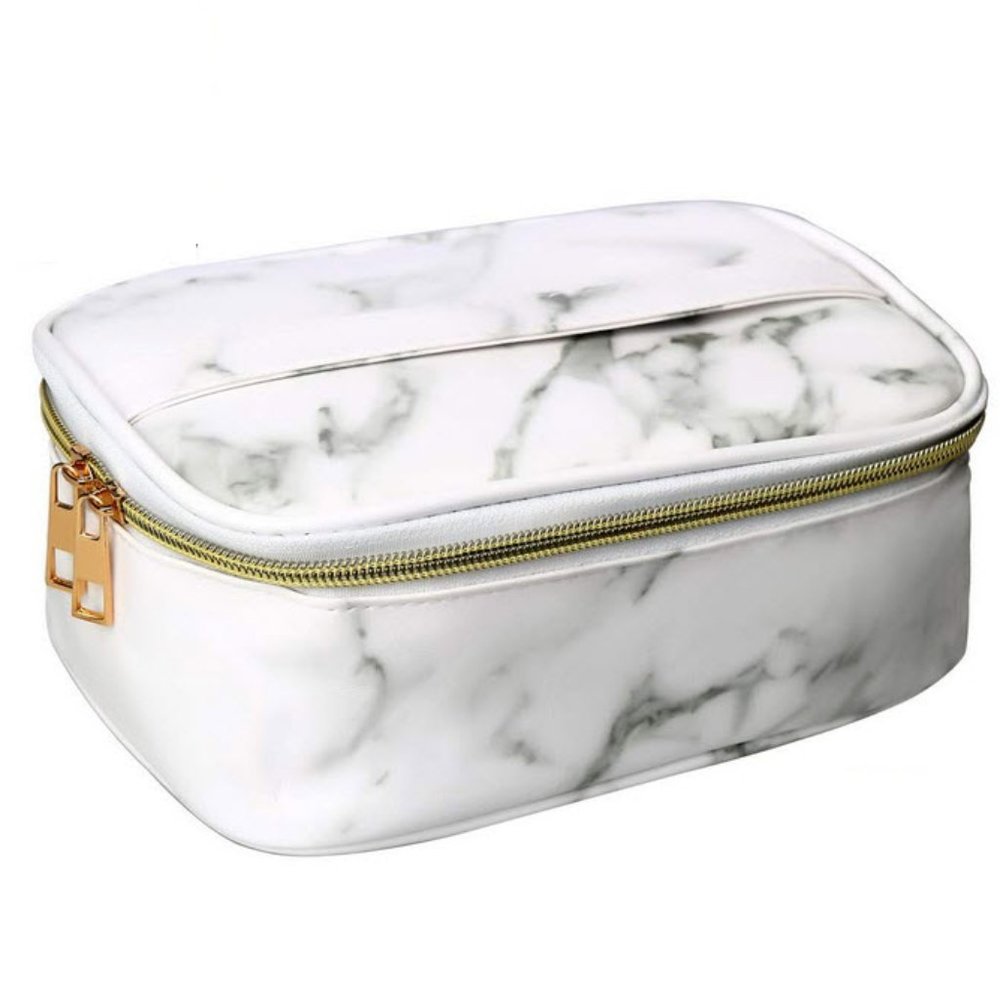 cute faux marble pattern makeup bag - Picture 1 of 7